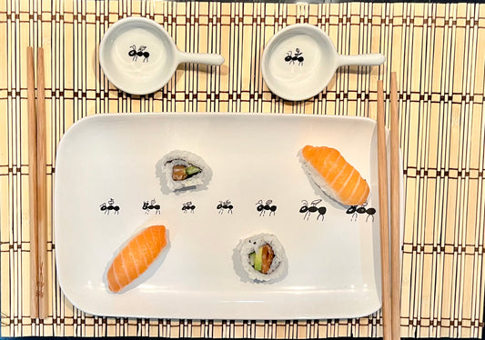 Bandeja de Sushi "Las hormigas de Carmen" 2