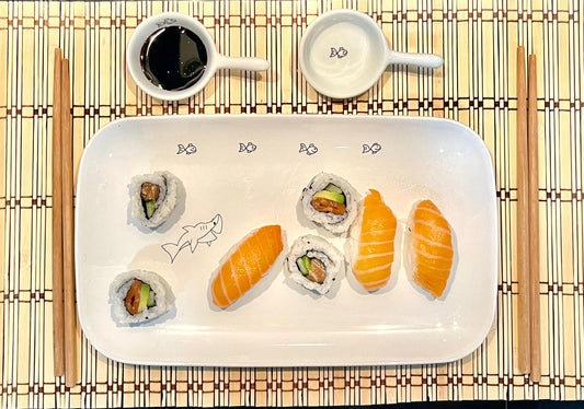 Bandeja de sushi "¡Peces: a comer!"  1
